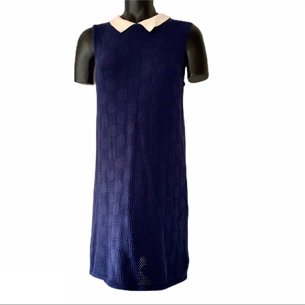 UO Cooperative Polka Dot Sweater Shift Dress